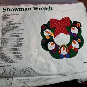Dream Spinners DIY Snowman Wreath Panel
